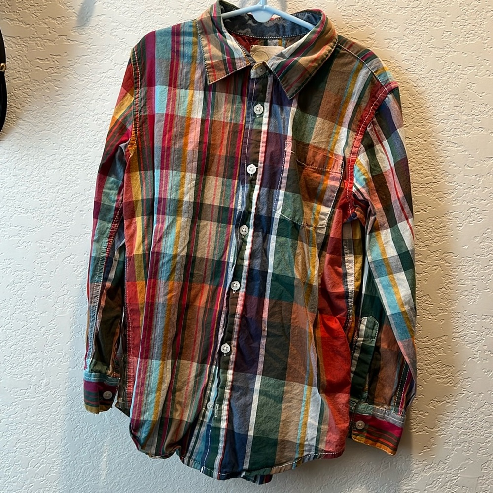 Peek Dress Shirt Plaid XL size 10
